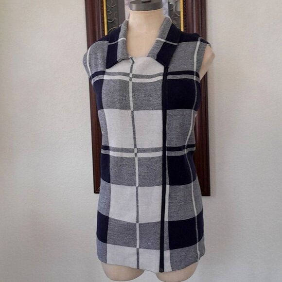 Chaps Cotton ZIP Up Sweater Vest - Picture 1 of 12